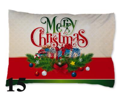Спално бельо   Коледен текстил 2021 Коледна калъфка - Merry Christmas 